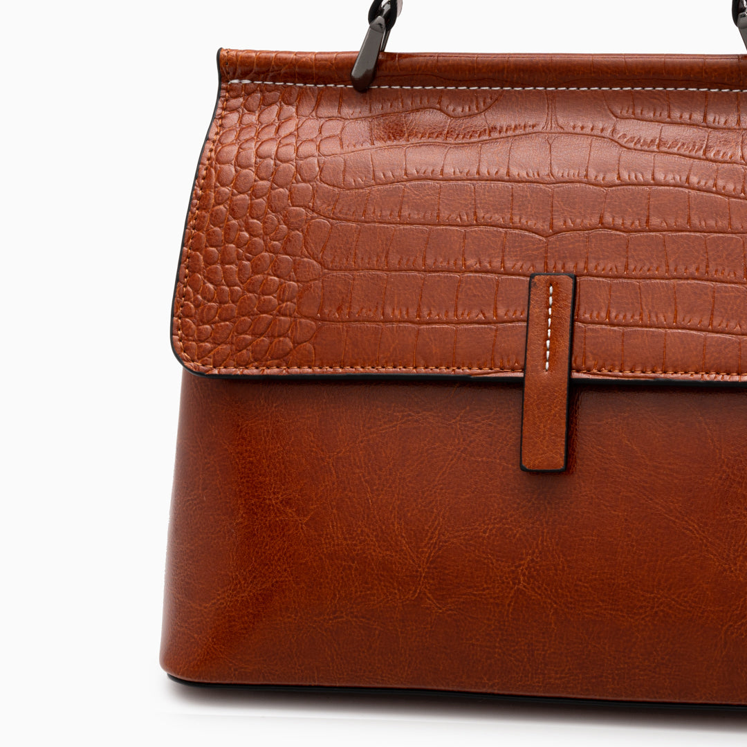 Kesha Croc Handbag